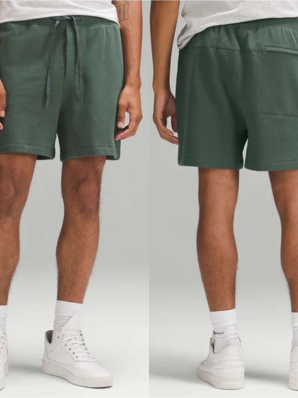 Lululemon Steady State Short Sz M/5" In Dark Forest